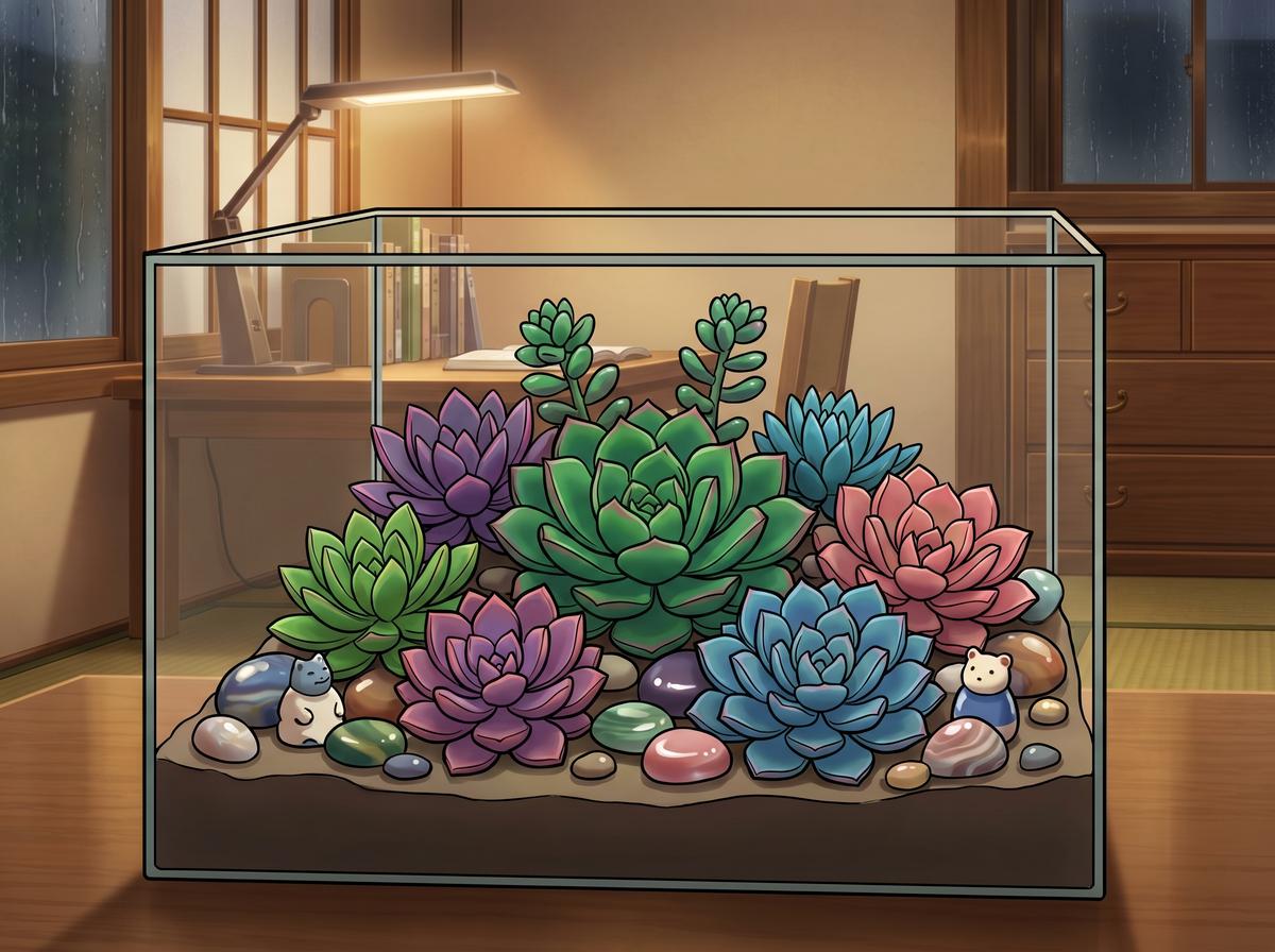 91视频-多肉植物创意组合视频演示